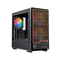 CASE MICROATX GAMING PM400RGBBK MICROATX/ITX BLACK 3 X RGB FANS