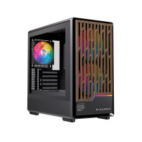 CASE MICROATX GAMING PM400RGBBK MICROATX/ITX BLACK 3 X RGB FANS