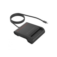 LETTORE SMART CARD USB C 2.0 BK SMART ID PLUG&PLAY CAVO 0,9MT