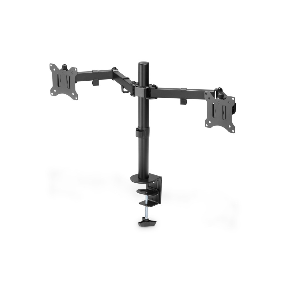 STAFFA TV/MONITOR DA TAVOLO MORSA DIMENSIONI DA 13 A 32 2 MONITOR