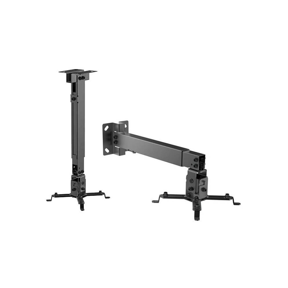 STAFFA PROIETTORE SOFFITTO E PAVIM. ROTAZIONE  FORI MAX37CM