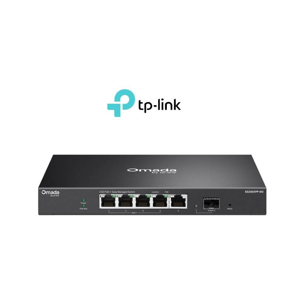 SWITCH OMADA 5-PORTGB EASY MANAGED 5XGB RJ45P DESKTOP STEEL INTEG SDN
