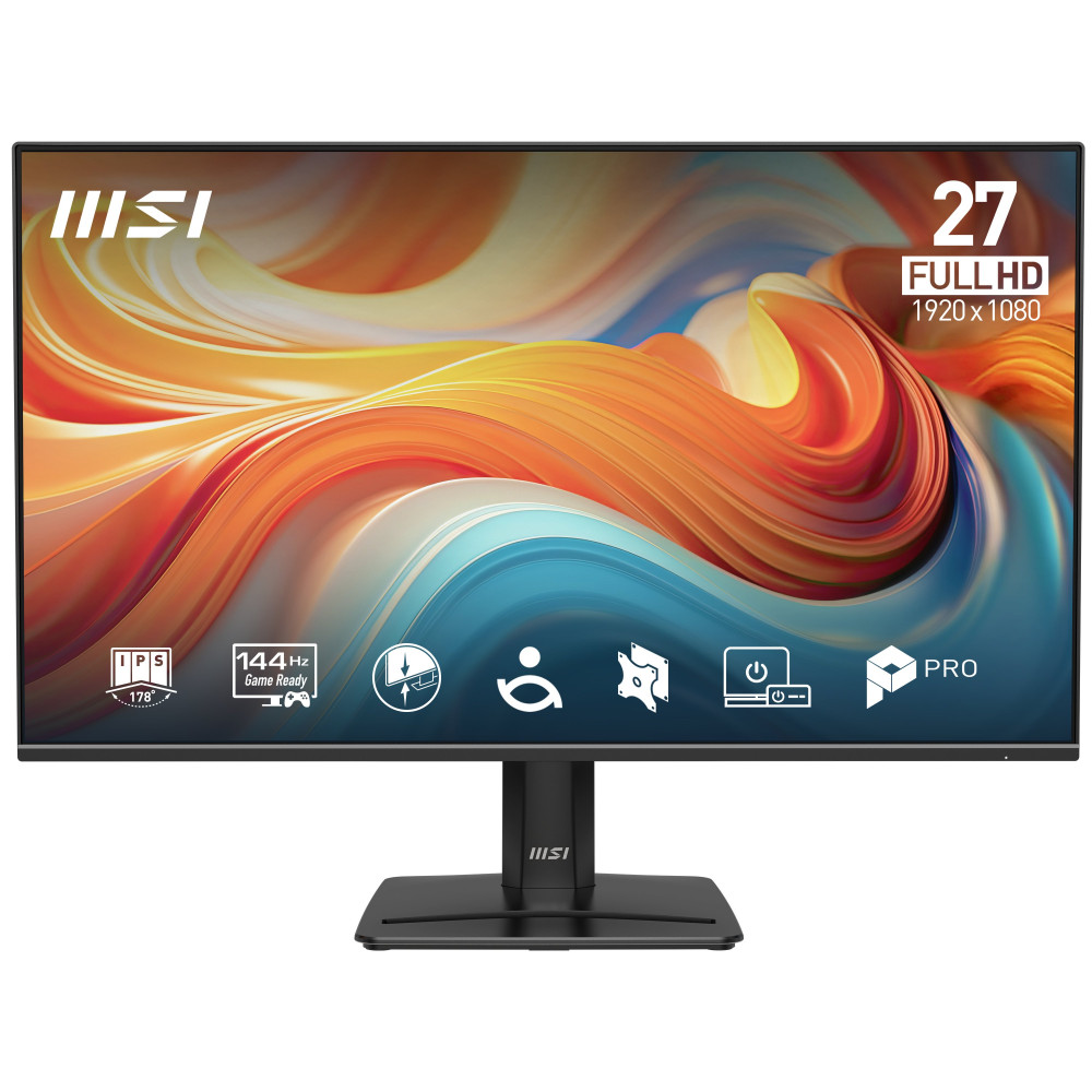 MON 27IPS FHD BK MM H/DP/VGA 144HZ MSI PRO MP271 E14