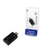 SCHEDA AUDIO USB 2.0 BK (LOGILINK) PER WINDOWS 10/8/7/VISTA/XP/MAC/LIN