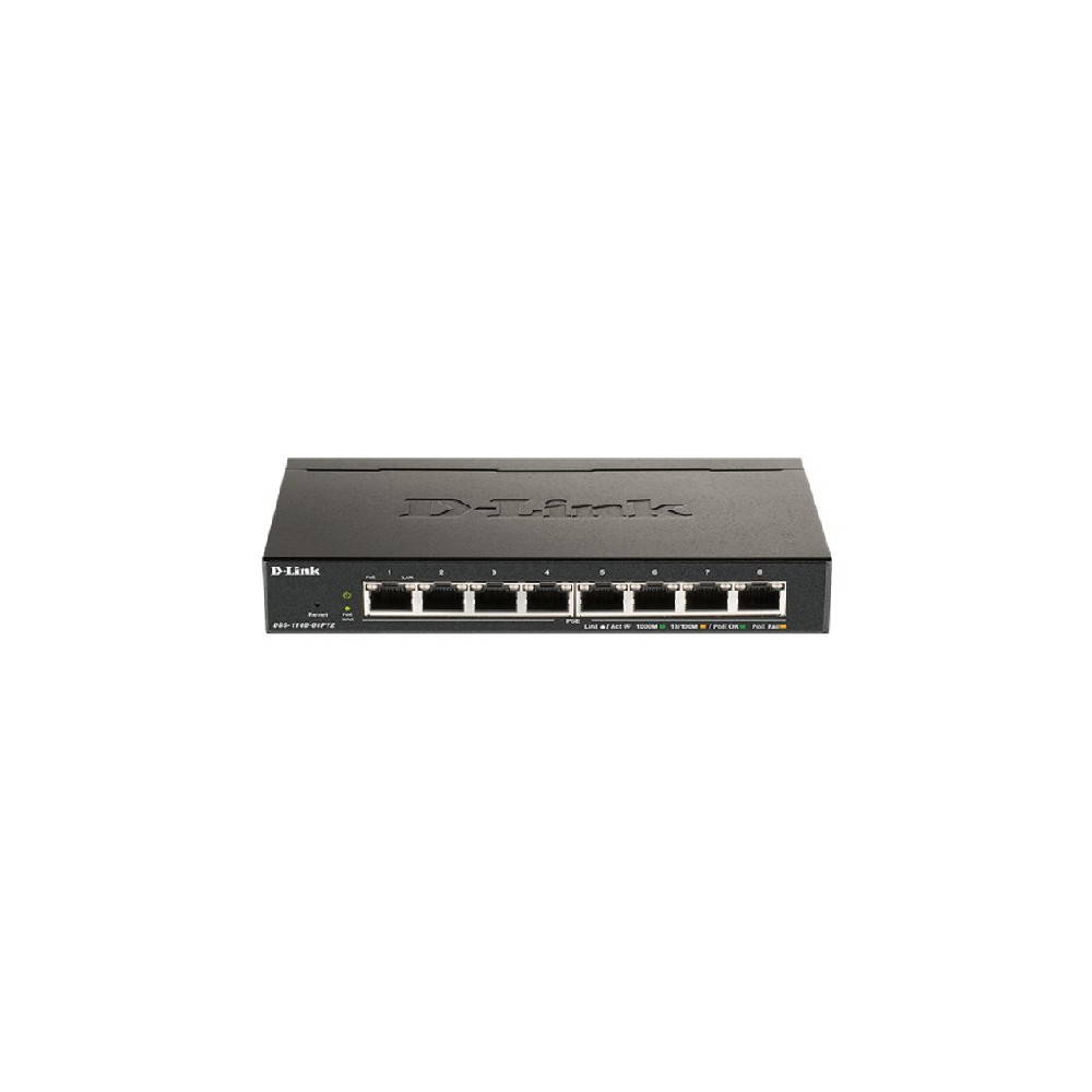 D-LINK SWITCH 8 PORTE GIGABIT POE SMART MANAGED