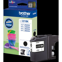 Brother LC221BK nero Cartuccia d'inchiostro