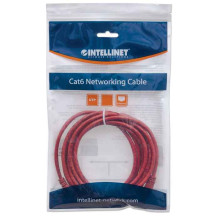 Intellinet 342155 cavo di rete Rosso 1,5 m Cat6 U/UTP (UTP)