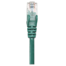 Intellinet Cat6, 1m cavo di rete Verde U/UTP (UTP)