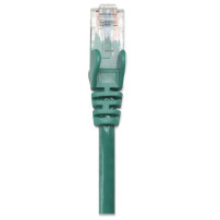 Intellinet Cat6, 1m cavo di rete Verde U/UTP (UTP)