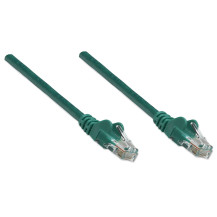 Intellinet Cat6, 1m cavo di rete Verde U/UTP (UTP)