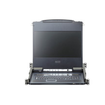 ATEN CL6708MW-ATA-AG console a rack 43,9 cm (17.3") 1920 x 1080 Pixel Metallo, Plastica Nero 1U