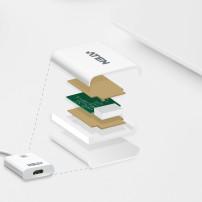 ATEN Adattatore attivo da 4K Mini DisplayPort a HDMI