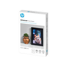 HP Confezione da 100 fogli di carta fotografica Advanced, lucida, 250 g/m2, 10 x 15 cm (101 x 152 mm)