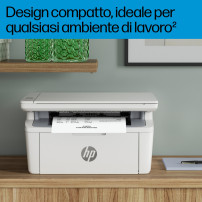 HP LaserJet M140w Wireless Multifunction Bianco e nero Stampante, Fotocopiatrice, scanner