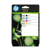 HP CART. INK MULTICOLOR, 953 CMYK ORIGINAL INK4-PACK