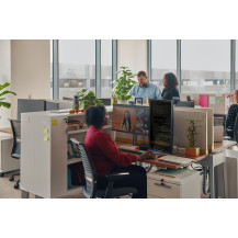 HP Poly Cuffie monoaurali Poly Blackwire 3310 con connettore USB-C, certificate per Microsoft Teams + adattatore USB-C/A
