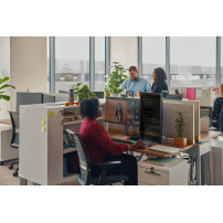 HP Poly Cuffie monoaurali Poly Blackwire 3310 con connettore USB-C, certificate per Microsoft Teams + adattatore USB-C/A