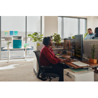 HP Poly Cuffie monoaurali Poly Blackwire 3310 con connettore USB-C, certificate per Microsoft Teams + adattatore USB-C/A