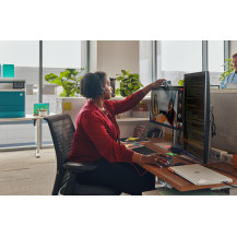 HP Poly Cuffie monoaurali Poly Blackwire 3310 con connettore USB-C, certificate per Microsoft Teams + adattatore USB-C/A