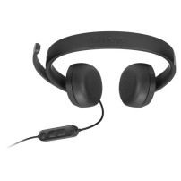 Lenovo 4XD1P83425 cuffia e auricolare Cablato A Padiglione Musica e Chiamate USB tipo A Nero