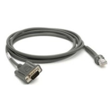 Zebra CBA-R08-S07ZBR cavo seriale Grigio 2,1336 m RS232 DB9