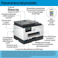 HP OfficeJet Pro 9132e Wireless All-in-One Colore Stampante, Instant Ink; Stampa fronte/retro