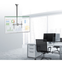 Techly Supporto Telescopico Lungo a Soffitto per TV LED LCD 37-70" (ICA-CPLB 946L)