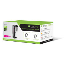 Techly ICA-CS 66 supporto per CPU Porta CPU sotto scrivania Nero