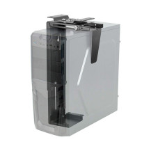 Techly ICA-CS 66 supporto per CPU Porta CPU sotto scrivania Nero