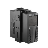 Techly ICA-CS 66 supporto per CPU Porta CPU sotto scrivania Nero