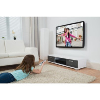 Techly Supporto a Muro per TV LED LCD 23''-55'' Inclinabile Nero (ICA-PLB 131M)