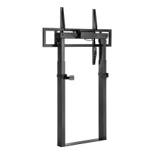 Techly Supporto TV Motorizzato da Parete con Altezza Regolabile per TV da 55-100" con Telecomando