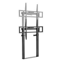 Techly Supporto TV Motorizzato da Parete con Altezza Regolabile per TV da 55-100" con Telecomando