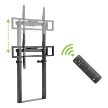 Techly Supporto TV Motorizzato da Parete con Altezza Regolabile per TV da 55-100" con Telecomando