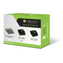 Techly Estrattore Audio LPCM 7.1 da HDMI 4K UHD 3D (IDATA HDMI-EA74K)