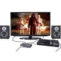 Techly Estrattore Audio LPCM 7.1 da HDMI 4K UHD 3D (IDATA HDMI-EA74K)