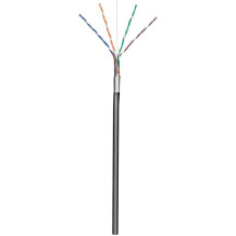 Techly Matassa F/UTP Cavo Cat.5E CCA 305m Rigido da Esterno Nero ITP8-RIS-0305LO