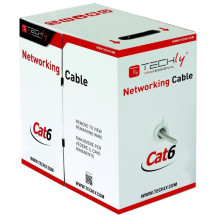 Techly ITP-C6F-FL cavo di rete Grigio 305 m Cat6 F/UTP (FTP)