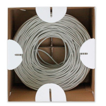 Techly ITP-C6F-FL cavo di rete Grigio 305 m Cat6 F/UTP (FTP)