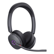 Yealink WH68 Hybrid Teams Auricolare Con cavo e senza cavo A Padiglione Musica e Chiamate USB tipo-C Bluetooth Nero