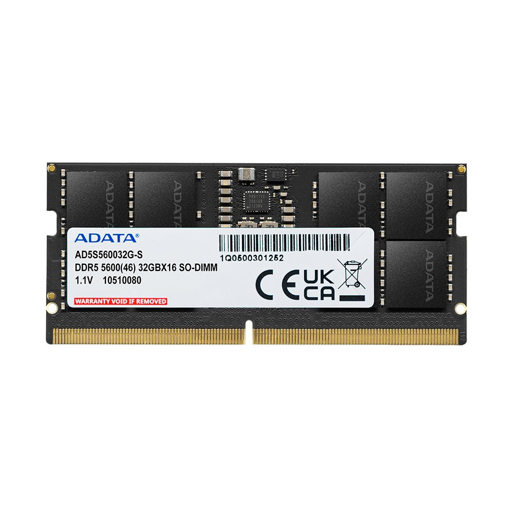 ADATA Premier memoria 16 GB 1 x 16 GB DDR5 262-pin SO-DIMM Data Integrity Check (verifica integrità dati)