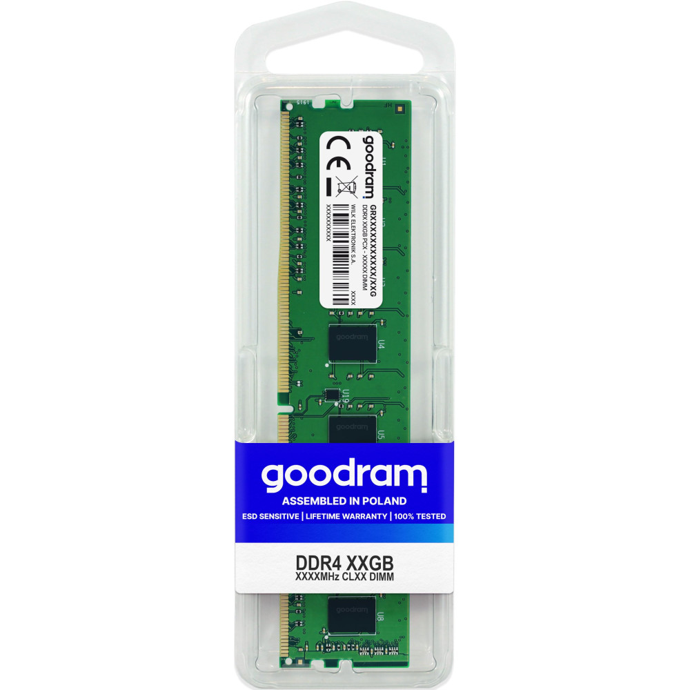 Goodram GR3200D464L22/16G memoria 16 GB 1 x 16 GB DDR4 288-pin DIMM