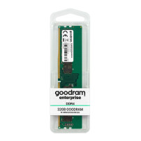Goodram 32GB 3200MHz ECC UDIMM W-MEM3200E4D832G memoria 1 x 32 GB DDR4 288-pin DIMM Data Integrity Check (verifica integrità dat