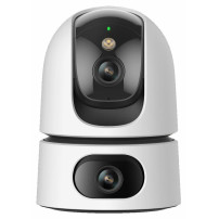 Imou mou Ranger DUAL 10MP (5MP+5MP) Telecamera WiFi Interno con Doppia Lente, 360°PTZ Telecamera da Interno, Rilevamento Umano, 