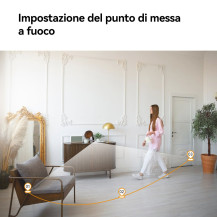 Imou mou Ranger DUAL 10MP (5MP+5MP) Telecamera WiFi Interno con Doppia Lente, 360°PTZ Telecamera da Interno, Rilevamento Umano, 