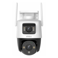 Imou Crusier DUAL 10MP (5MP+5MP) Telecamera Wi-Fi Esterno Doppio Obiettivo, 360°PTZ Videocamera Sorveglianza Esterno con Visione