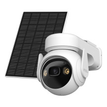 Imou Cell PT Lite Kit - Telecamera da Esterno a batteria con risoluzione 2K (3MP), Rilevamento Movimento/Umano, Visione Notturna