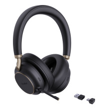 Yealink BH76 Plus Teams USB-C/A Auricolare Wireless A Padiglione Musica e Chiamate USB Type-C / USB Type-A Bluetooth Nero