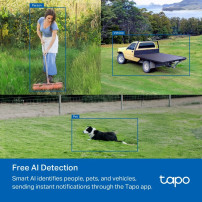 TP-Link TAPO C501GW telecamera di sorveglianza Torretta Telecamera di sicurezza IP Esterno 1920 x 1080 Pixel Parete