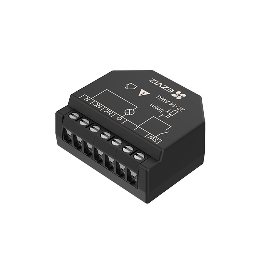 EZVIZ T36WM - RELE'' WI-FI 2 CANALI - ENERGY MONITORING - TIMER ED AUTOMAZIONI - COMPATIBILE ASSISTENTI VOCALI EZVCST36WM
